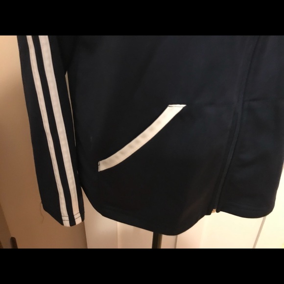 Navy and White Hooded Jacket - Picture 6 of 7